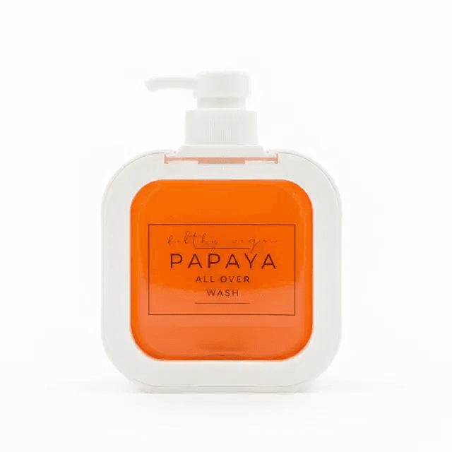 Archwood Soapery papaya all over wash bottle