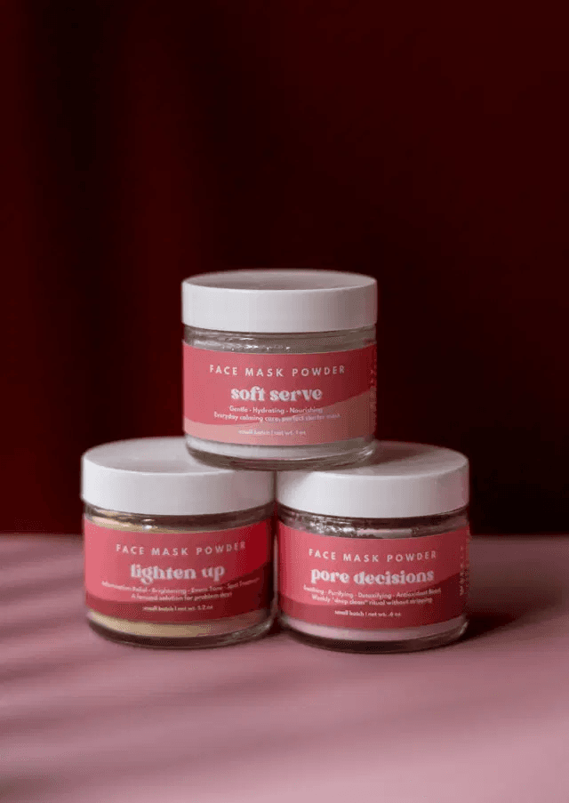 Barely Serious Pore Decisions jars