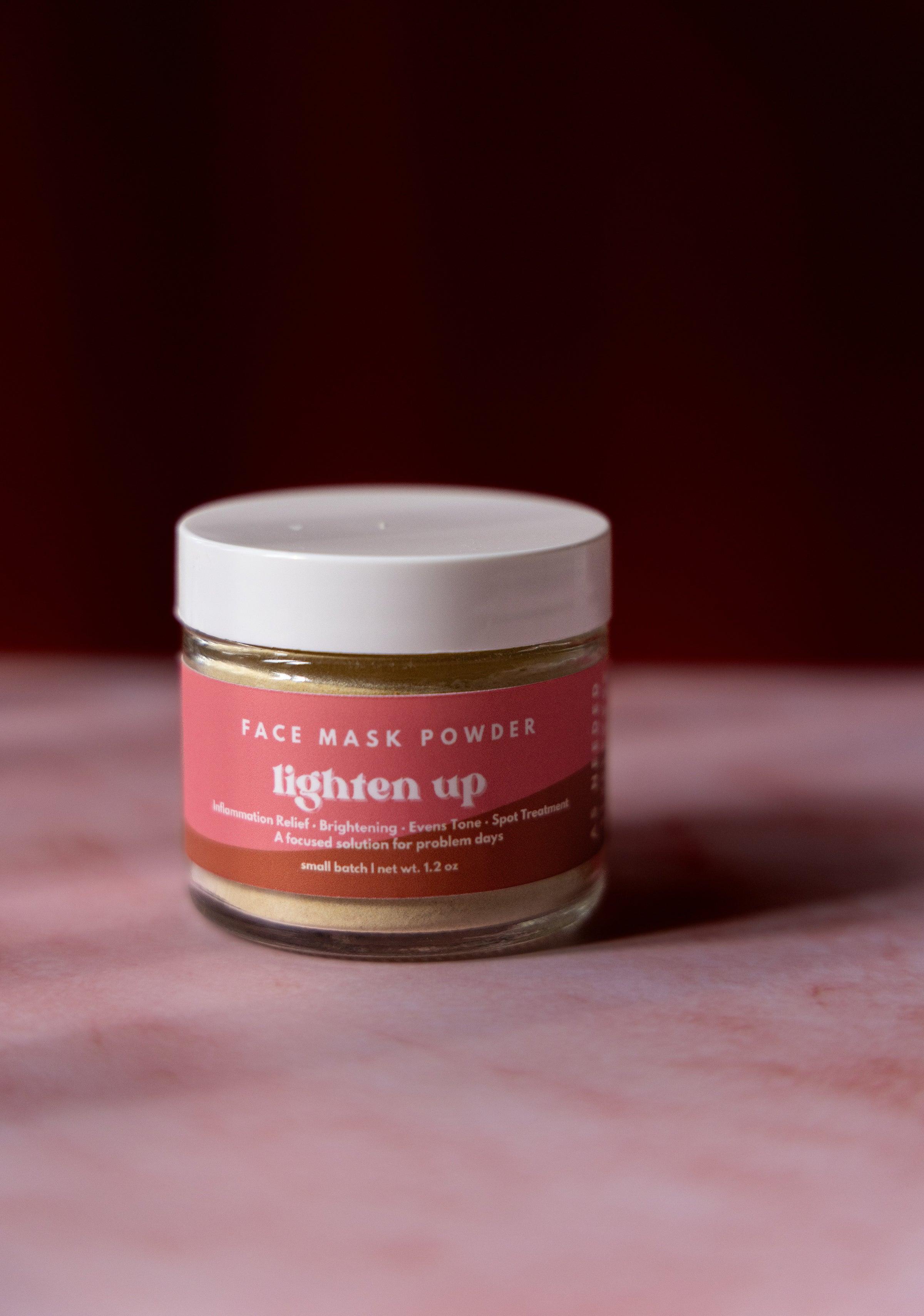 Lighten Up | Brightening Tumeric | Face Mask Powder by Barely Serious