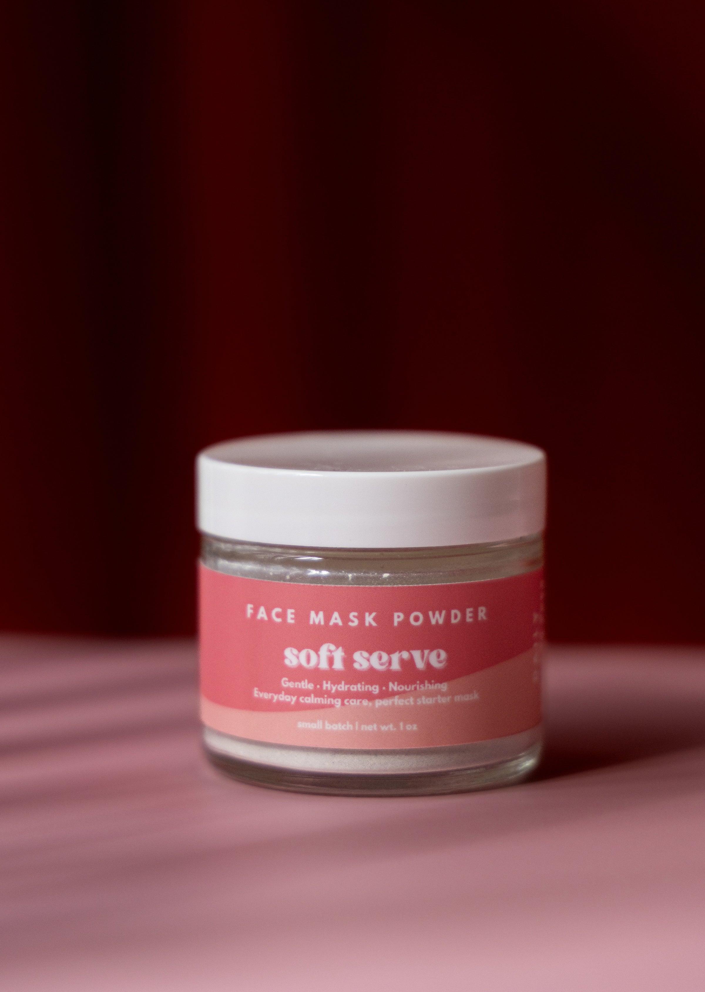 Soft Serve | Oatmeal Cookie | Face Mask Powder by Barely Serious
